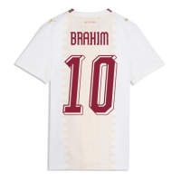 Camiseta Marruecos Brahim Diaz #10 Segunda Equipación Replica Mundial 2026 para mujer mangas cortas